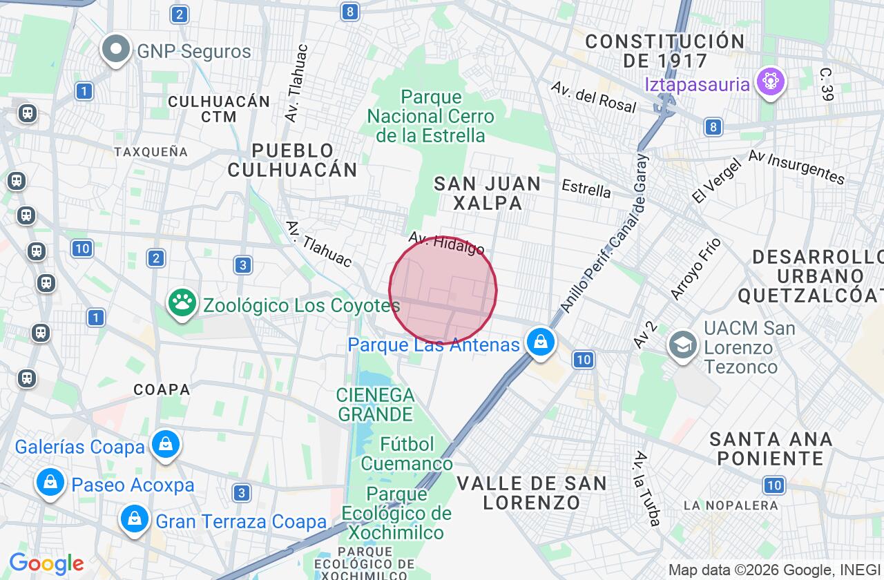 Zona aproximada de Comercial en venta en Granjas Estrella