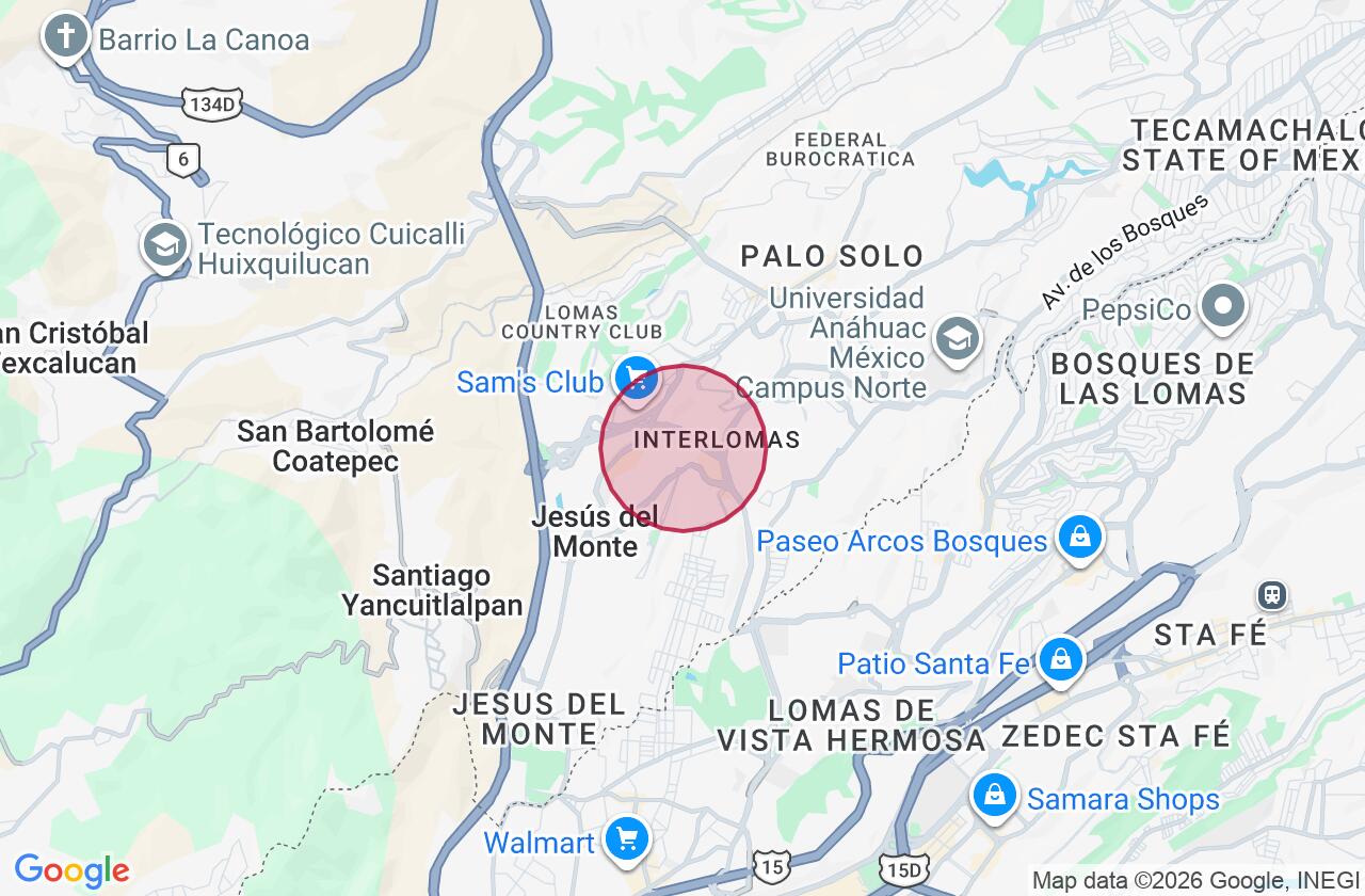 Zona aproximada de Departamento en venta en Hacienda de las Palmas