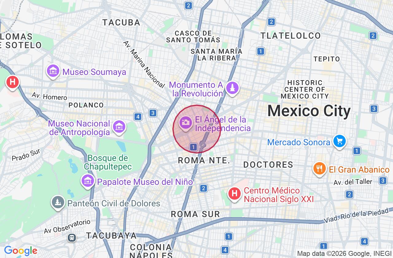 Zona aproximada de Departamento en venta en Juárez