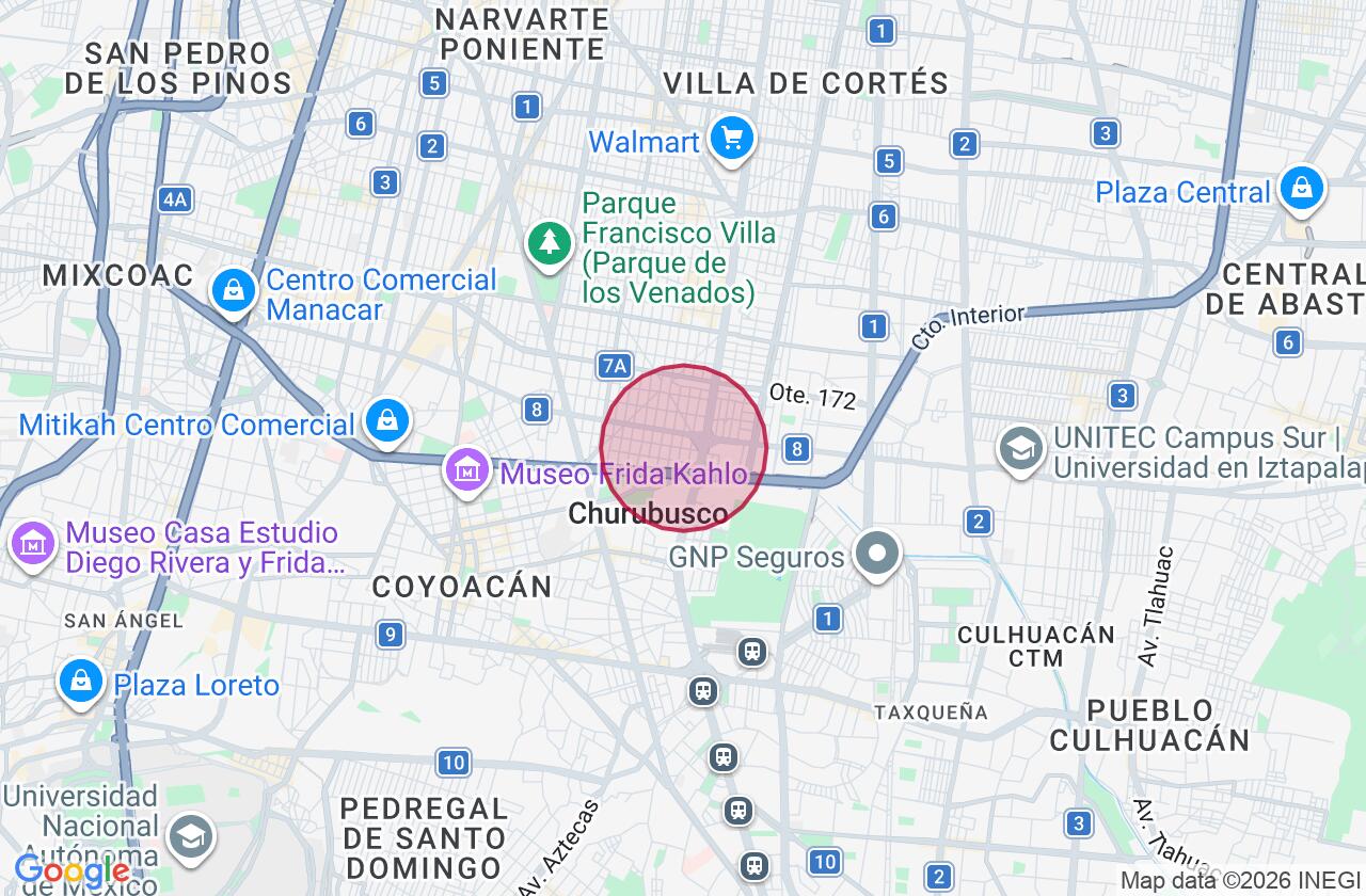 Zona aproximada de Departamento en venta en Portales Sur