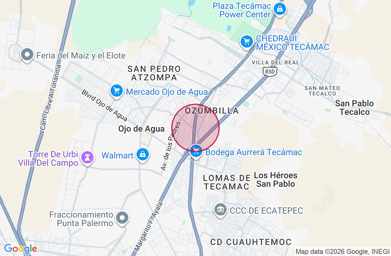 Zona aproximada de Terreno en venta y renta en Esmeralda