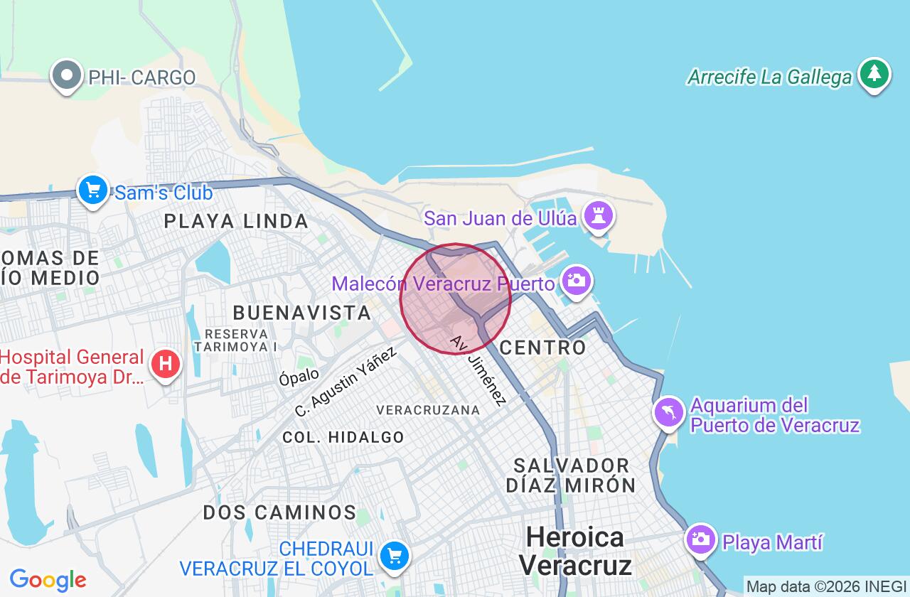 Zona aproximada de Terreno en venta en Rancho o rancheria Paso Real